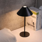 Moderne LED-Tischlampe – Stilvolles, kabelloses Design für Zuhause und Gastronomie – Schwarz