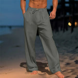 Nerry | Entspannte Strandhose – Grau
