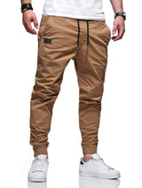 Finn | Gerade Casual-Hose mit Stretch (1+1 Gratis) – Dunkelkhaki