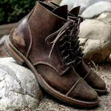 Elegante Lederschuhe – Khaki