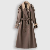 Langer trenchcoat - elisa – Braun