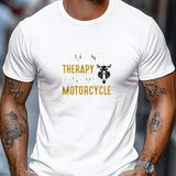 Therapy – Dein Motorrad Ist Die Einzige Therapie Die Du Brauchst – Weiß