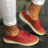 Camila | Geformtes Fußbett Leicht Sneaker – Rot