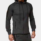 Niko - stylische herrenjacke mit kapuze für einen modernen look – Dunkelgrau