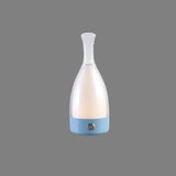 LED Tischlampe in Flaschenform – Wiederaufladbare Designleuchte – Blau
