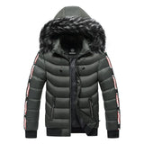 Bergjacke mit Pelzkapuze - ROMMEL – Grün