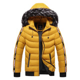 Bergjacke mit Pelzkapuze - ROMMEL – Gelb