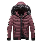 Bergjacke mit Pelzkapuze - ROMMEL – Rot