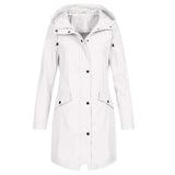 Damen Regenjacke | Winddicht – Weiß