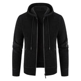Gepolsterter Hoodie für Herren | Perfekt für alle Jahreszeiten – Schwarz