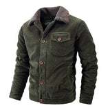 James - Winterjacke-mit-Fellkragen - Luxuriöse Wärme – Grün