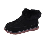 Warme damenstiefel 2024 – stylische wintermode für kalte tage – Schwarz