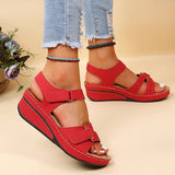Cendrine - Handgefertigte Sandalen Kollektion – Rot