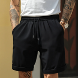 Joseph | Elastischer Bund Metallspitzen-Kordelzug Shorts – Schwarz