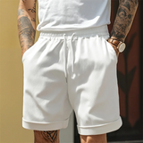 Joseph | Elastischer Bund Metallspitzen-Kordelzug Shorts – Weiß