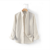 Benedikt  Langarm hemd – Beige
