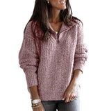 Sasha - eleganter strickpullover für damen – Rosa