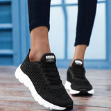 Dynamicrun-stricksneaker – flexibel und atmungsaktiv – Schwarz