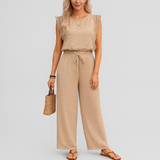 Elegantes 2-teiliges Set für Damen – Einzigartiges Design mit raffinierten Details – Khaki