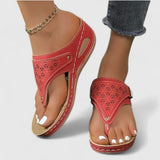 Mafalda | Elegante Sandale – Rot