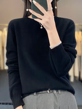 Anette | Warmer Pullover für kalte Tage – Schwarz