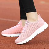 Dynamicrun-stricksneaker – flexibel und atmungsaktiv – Rosa
