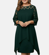 Yolanda™ - Elegantes, Bequemes Midikleid – Grün