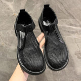 Penelope | Atmungsaktiv Schlupf Ballerinas – Schwarz