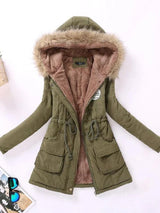 Zephyra - Die kuscheligste und bequemste Jacke mit Fleece – Armeegrün