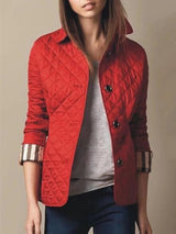 Alexa - Elegante Seidenjacke – Rot