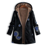 Daniela - gemusterte jacke im vintage-stil – Schwarz