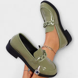 Lea™ - Lässige Theepotförmige Loafers – Grün