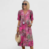 Evelyn | Luftiges Sommerkleid – Rosa