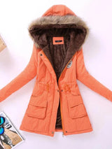 Zephyra - Die kuscheligste und bequemste Jacke mit Fleece – Orange