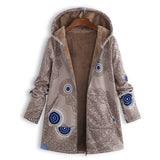 Daniela - gemusterte jacke im vintage-stil – Khaki