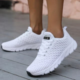 Dynamicrun-stricksneaker – flexibel und atmungsaktiv – Weiß