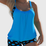 Giselle | Charmanter Punkte Tankini – Lebendiges Blau