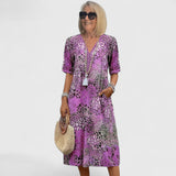 Evelyn | Luftiges Sommerkleid – Lila