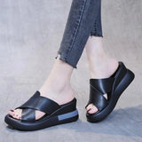 Máxima Orthopädische Sandalen – Schmerzlindern, Gangkorrektur & Eleganz für Gesunde Füße – Schwarz