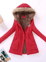 Zephyra - Die kuscheligste und bequemste Jacke mit Fleece – Rot