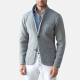 Remo™ | Herren Blazer Jacke im klassischen Vintage-Stil – Grau