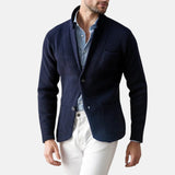 Remo™ | Herren Blazer Jacke im klassischen Vintage-Stil – Marineblau
