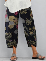 Leichtigkeit für jeden Tag: Leichte Comfort-Hose aus Baumwolle – Schwarz