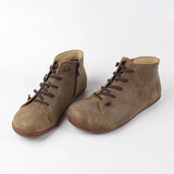 Bianca | Blockabsatz Gepolstert Stiefel – Grau