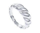Elaria Visconti Ring | Weißgold – Weißgold
