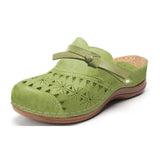 Renteria – Bequeme Sommer Clogs – Grün