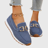 Lirina - Legerer Slipper – Blau