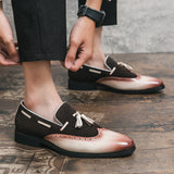 Lorenzo - Double-fashioned Loafer with Quasten for an elegant frühlingslook – Beige