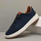 Lupo | Casual Sneakers aus Rindsleder – Blau