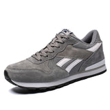 Nico – Orthopädische Herren-Sneaker im Retro-Look – Grau